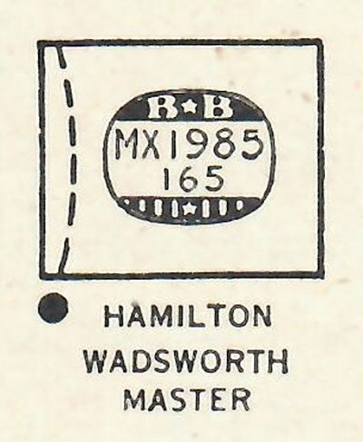 HAMILTON - Rectangle 19.8mm x 16.5mm