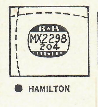ELGIN & HAMILTON : MULTIPLE MODELS - Rectangle 22.9mm x 20.4mm