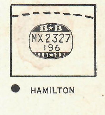 HAMILTON : MULTIPLE MODELS - Rectangle 23.2mm x 19.6mm