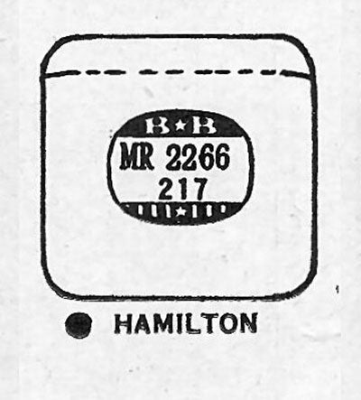 HAMILTON : LAMBERT - Rectangle w/ Radius Corners 22.6mm x 21.7mm DUREX