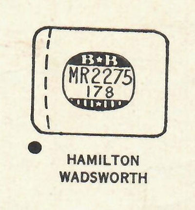 HAMILTON - Rectangle w/ Radius Corners 22.7mm x 17.8mm DUREX