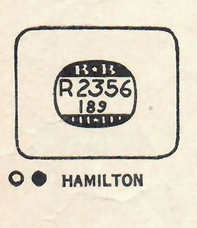 HAMILTON : MILTON - Rectangle w/Radius Corners 23.5mm x 18.9mm