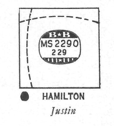 ELGIN & HAMILTON : MULTIPLE MODELS - Square 22.9mm x 22.9mm DUREX