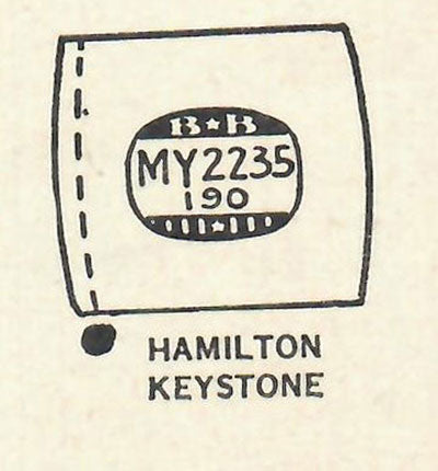 HAMILTON : HARRIS - Tonneau 22.3mm x 19.0mm DUREX