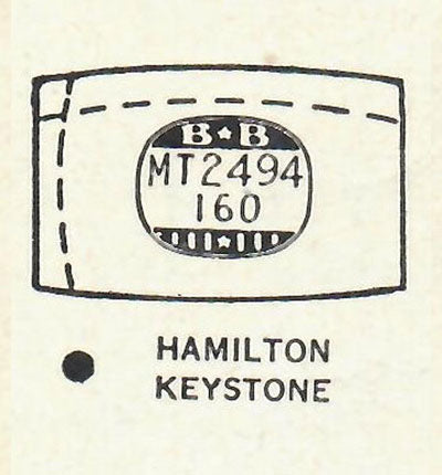 HAMILTON : FOSTER - Tonneau 24.9mm x 16.0mm
