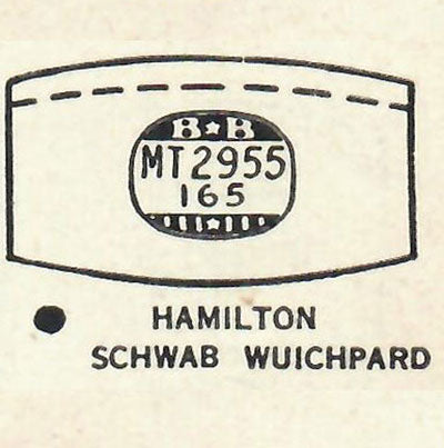 HAMILTON - Tonneau 29.5mm x 16.5mm