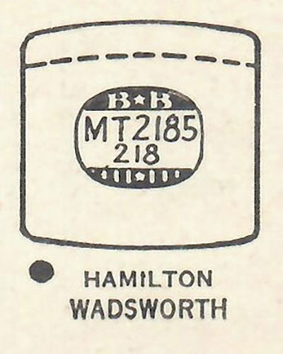HAMILTON - Tonneau w/Radius Corners 21.8mm x 21.8mm