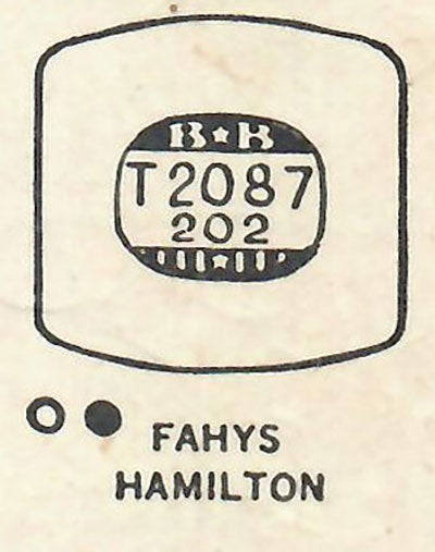 HAMILTON - Tonneau w/Radius Corners 20.8mm x 20.2mm DUREX