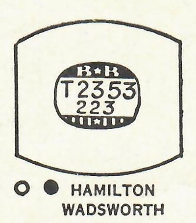 HAMILTON - Tonneau 23.5mm x 22.3mm
