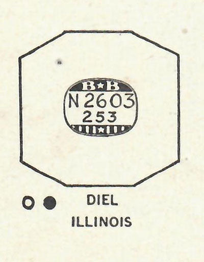 ILLINOIS - Octagon 26.0mm x 25.3mm DUREX