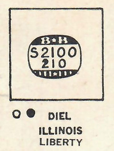 ILLINOIS - Square 21.0mm x 21.0mm