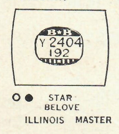 ILLINOIS - Tonneau 24.0mm x 19.2mm