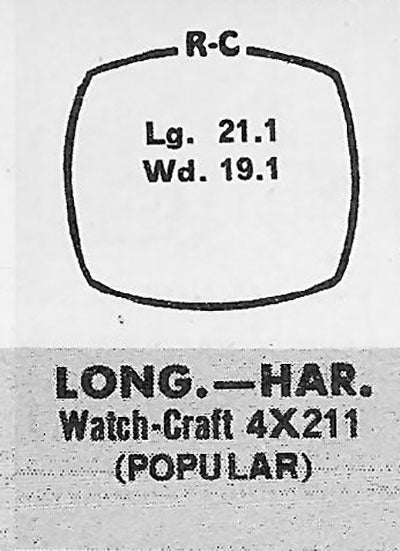 LONGINES - Cushion 21.1mm x 19.1mm ROCK-CRAFT
