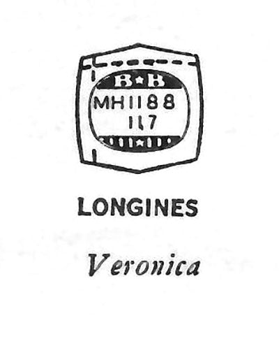LONGINES : VERONICA - Hexagon 11.8mm x 11.7mm