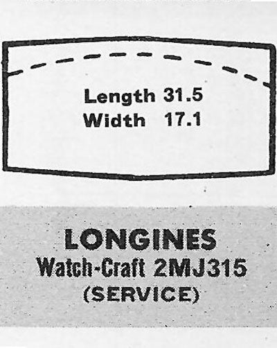 LONGINES - Hexagon 31.4mm x 17.1mm