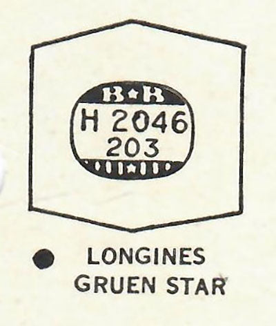 LONGINES & GRUEN - Hexagon 20.4mm x 20.3mm