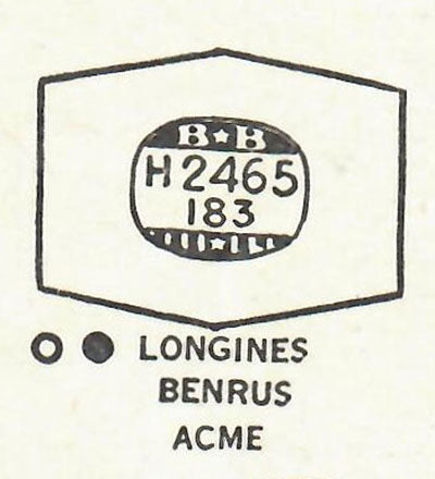 LONGINES & BENRUS - Hexagon 24.6mm x 18.3mm