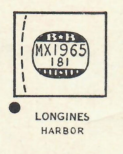 LONGINES : DE SOTA - Rectangle 19.6mm x 18.1mm DUREX