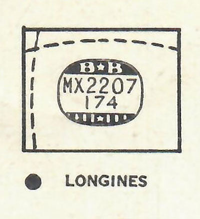 GRUEN : 430/440 & LONGINES : CARLTON - Rectangle 22.0mm x 17.4mm