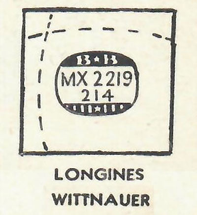 GRUEN : 406/403 & LONGINES : MAJOR - Rectangle 22.1mm x 21.4mm