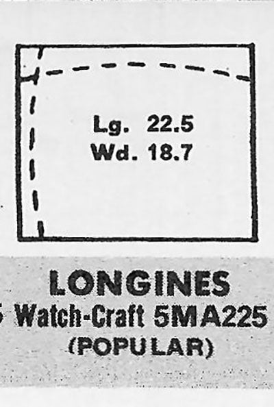 LONGINES : BRISTOL - Rectangle 22.5mm x 18.7mm