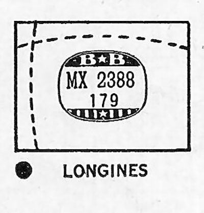 LONGINES : DOUGLAS - Rectangle 23.8mm x 17.9mm