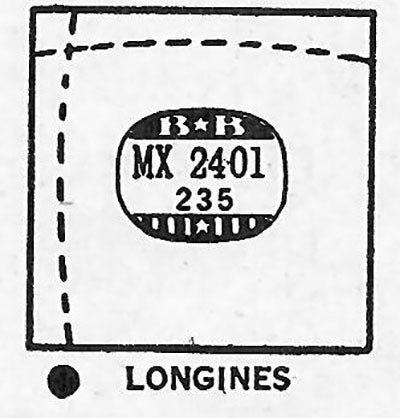 LONGINES : CALHOUN - Rectangle 24.0mm x 23.5mm