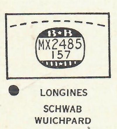LONGINES - Rectangle 24.8mm x 15.7mm