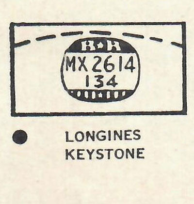 LONGINES - Rectangle 26.1mm x 13.4mm