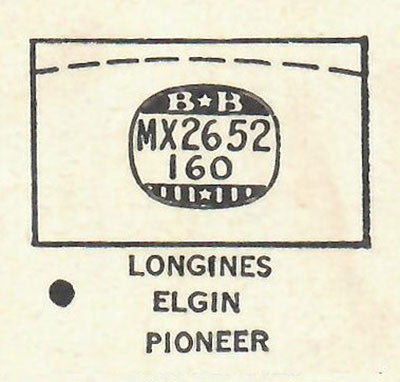 ELGIN & LONGINES - Rectangle 26.5mm x 16.0mm