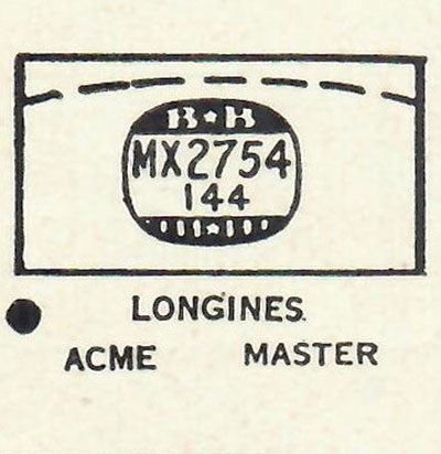 LONGINES - Rectangle 27.5mm x 14.4mm