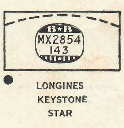 LONGINES - Rectangle 28.4mm x 14.3mm