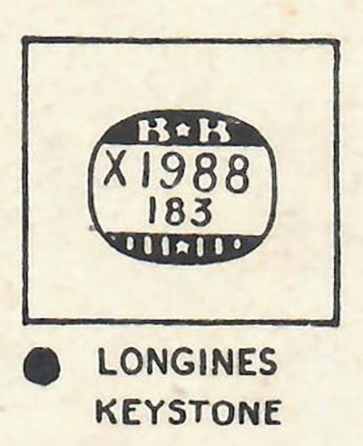 LONGINES : WALT WHITMAN - Rectangle 19.8mm x 18.3mm