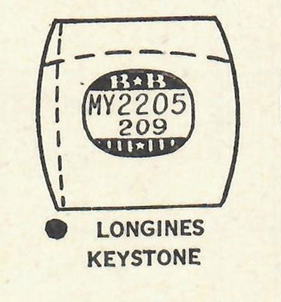 LONGINES : JOHN JAY - Tonneau 22.0mm x 20.9mm