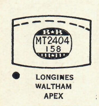 LONGINES & WALTHAM - Tonneau 24.0mm x 15.8mm DUREX