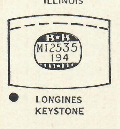 LONGINES : HARTWICK - Tonneau 25.3mm x 19.4mm
