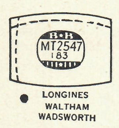 LONGINES & WALTHAM : MULTIPLE MODELS - Tonneau 25.4mm x 18.3mm