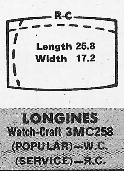 LONGINES - Tonneau 25.8mm x 17.2mm