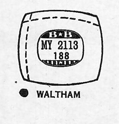 WALTHAM : GILBERT - Cushion 21.1mm x 18.8mm