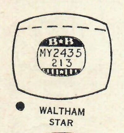 WALTHAM - Cushion 24.3mm x 21.3mm