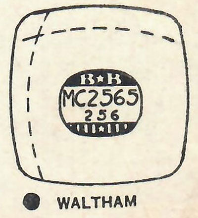 WALTHAM : MULTIPLE MODELS - Cushion w/Radius Corners 25.6mm x 25.6mm