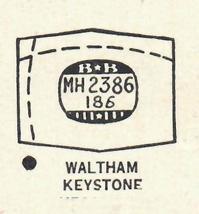 WALTHAM - Hexagon 23.8mm x 18.6mm