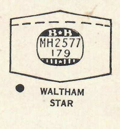 WALTHAM - Hexagon 25.7mm x 17.9mm