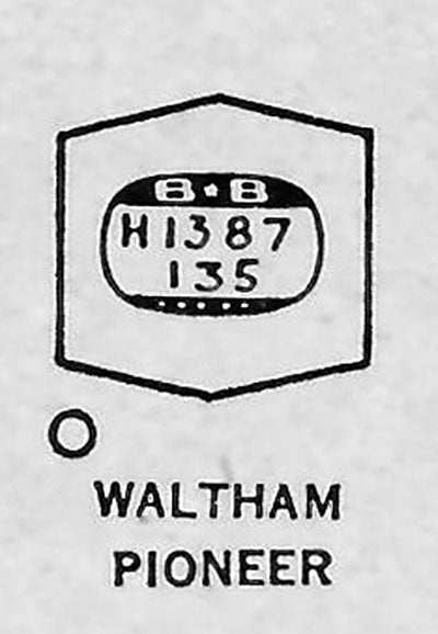 WALTHAM - Hexagon 13.8mm x 13.5mm