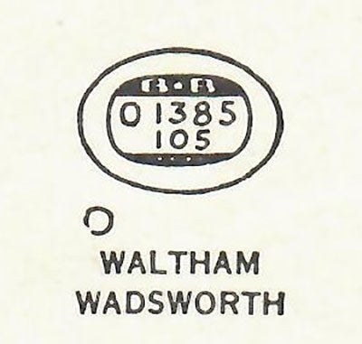 WALTHAM - Oval 13.8mm x 10.5mm