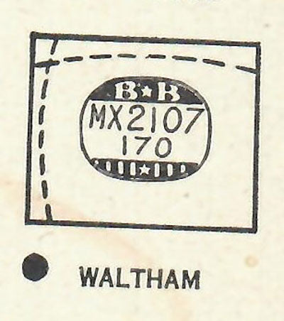 WALTHAM : GRAFTON - Rectangle 21.0mm x 17.0mm