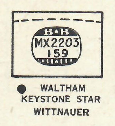 WALTHAM & WITTNAUER - Rectangle 22.0mm x 15.9mm DUREX