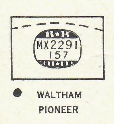 WALTHAM - Rectangle 22.9mm x 15.7mm