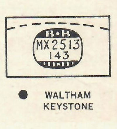 WALTHAM - Rectangle 25.1mm x 14.3mm