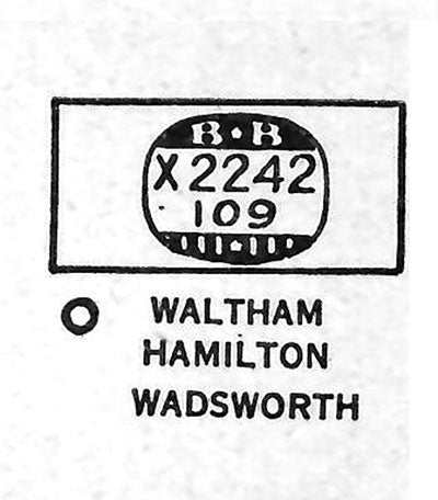HAMILTON & WALTHAM - Rectangle 22.4mm x 10.9mm